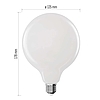 LED izzó Filament G125 / E27 / 18 W (150 W) / 2452 lm / Meleg fehér (ZF2D82)