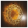 LED karácsonyi koszorú, 480 LED, külső és belső, meleg fehér