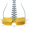 Leitz Ergo Cosy ortopédiai ülőpárna meleg sárga 52840019