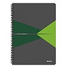 Leitz Office 46480055 spirálfüzet laminált borító A4 90 lap vonalas, szürke-zöld