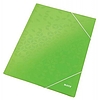 Leitz Wow karton gumis mappa A4 15mm lakkfényű zöld 39820054