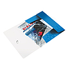 Leitz WOW műanyag gumis mappa A4 kék 45990036