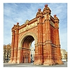 Lemeznaptár 2026 REALSYSTEM 300x300mm Barcelona
