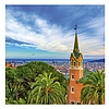 Lemeznaptár 2026 REALSYSTEM 300x300mm Barcelona