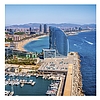 Lemeznaptár 2026 REALSYSTEM 300x300mm Barcelona