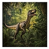 Lemeznaptár 2026 REALSYSTEM 300x300mm Dinosaurs