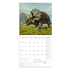 Lemeznaptár 2026 REALSYSTEM 300x300mm Dinosaurs