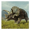Lemeznaptár 2026 REALSYSTEM 300x300mm Dinosaurs