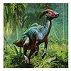 Lemeznaptár 2026 REALSYSTEM 300x300mm Dinosaurs