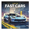Lemeznaptár 2026 REALSYSTEM 300x300mm Fast cars