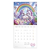 Lemeznaptár 2026 REALSYSTEM 300x300mm Happy Unicorns