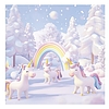 Lemeznaptár 2026 REALSYSTEM 300x300mm Happy Unicorns