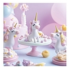 Lemeznaptár 2026 REALSYSTEM 300x300mm Happy Unicorns