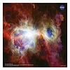 Lemeznaptár 2026 REALSYSTEM 300x300mm NASA