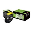 Lexmark 802HY CX410 CX510 lézertoner eredeti Yellow 3K 80C2HY0