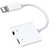 Lightning audioadapter / 3,5 mm-es Joyroom S - Y105 fehér (S-Y105)
