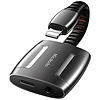 Lightning to Lightning + AUX 3,5 mm-es mini jack adapter, Mcdodo CA-6340 (fekete)