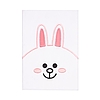 Line Friends - plüss notebook A5 fehér (LINE3398)