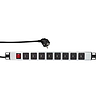 Logilink 19" PDU - 8 x USB charging, with switch (PDU8U01)