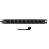 Logilink 19" PDU 9 x francia/belga szabványos kimenet Type E