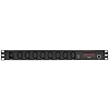 Logilink 19" PDU control unit 8 x C13, 1U, black (PDU8P01)