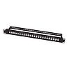 Logilink 19" száloptikai panel 24 os LC Duplex vagy SC egyoldalas adapterhez