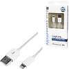 Logilink Apple Lightning - USB csatlakozó kábel, 1.00 m, fehér (UA0199)
