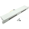 Logilink Cat.6 Patch Panel 16-Port 19" STP, grey, EconLinie (NP0056)