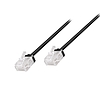 Logilink Cat.6A Slim High-Flex patch kábel fekete 0,30 m