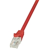 LogiLink CAT5e UTP Patch Cable AWG26 red 0,25m (CP1014U)