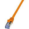 LogiLink CAT6A S/FTP Patch Kábel PrimeLine AWG26 PIMF LSZH narancssárga1,5m (CQ3048S)