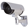 LogiLink Dummy Security Camera with Red Flashing Light, Silver (SC0204)