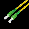Logilink Fiber szimplex patch kábel, OS2, SM G.657.A2, SC/APC-SC/APC, 1 m (FPSSC01)