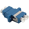 Logilink Fibre Adapter LC Duplex SM, blue, with flange (FA02LC1)