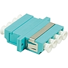 Logilink Fibre Adapter LC Quad MM, aqua, with flange (FA04LC3)