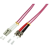 Logilink Fibre Patch Cord OM4 LC-ST 2,0m Duplex (FP4LT02)