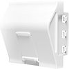 Logilink French Face Plate 45 type, 45*45 mm, 1 Port, white (NF0011)