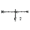 Logilink Háromszoros monitortartó, 17 27", karhossz: egyenként 658 mm, alumínium