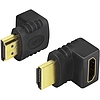 Logilink HDMI Adapter small size, AM to AF in 90 degree (AH0007)