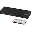 Logilink HDMI matrix switch 4x2-Port, 4K/60 Hz, HDR, ARC, extract, scaler, RC (HD0049)