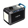 Logilink Hordozható erőmű, 300 W, 64 000 mAh, 7x kimenet, IP20, fekete/kék