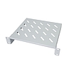 Logilink Konzolos polc 10"-os rackbe szereléshez, 200 mm, 1U, világosszürke
