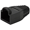 Logilink Modular RJ45 Plug Cable Boot 6.5mm BLACK, 50pcs (MP0064)