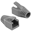 Logilink Modular RJ45 Plug Cable Boot 8mm grey, 10pcs (MP0034)