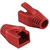 Logilink Modular RJ45 Plug Cable Boot 8mm red, 50pcs (MP0035R)