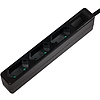 Logilink Outlet Strip, 3 Euro sockets, black (LPS229B)