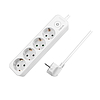 Logilink Outlet Strip, 4 safety sockets, white (LPS245)