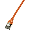 Logilink Patch cable Cat.6A STP TPE SlimLine orange 1,0m (CQ9038S)
