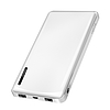 Logilink Power bank 10 000 mAh, 2x USB-A, USB-C, gyorstöltéssel, fehér