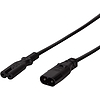 Logilink Power Cord, Extension C8 - C7 , 2.0m, black (CP129)